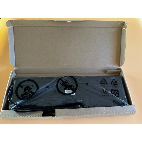 NEW Genuine DELL KB212-B 0DJ454 104-Key USB Quiet Computer Keyboard (Black) NIB - Picture 4 of 12